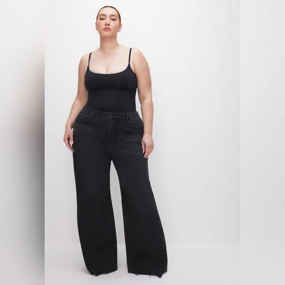 Good American Black Scuba Flexi Wire Bodysuit - Picture 3 of 12